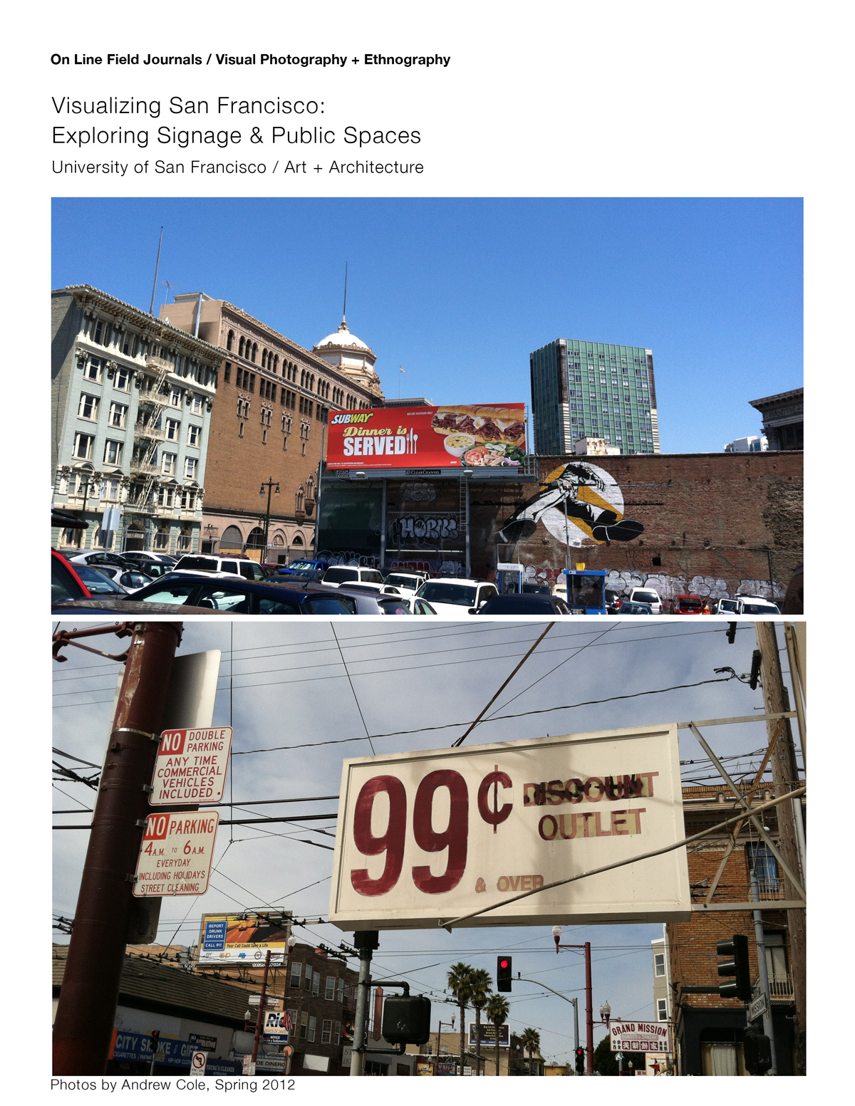 Visualizing San Francisco: Exploring Signage & Public Spaces / USF / Stacy Asher