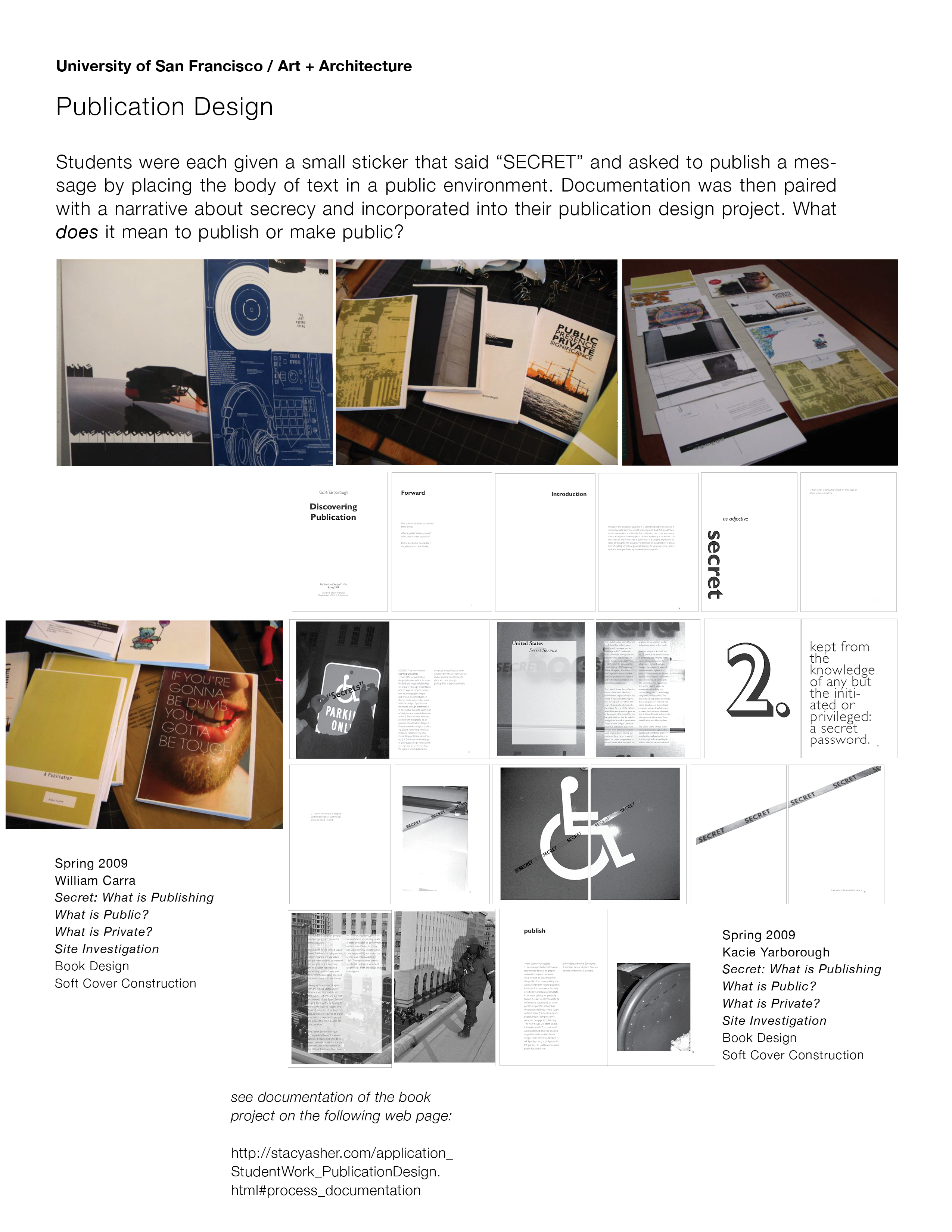 Publication Design / Secrets