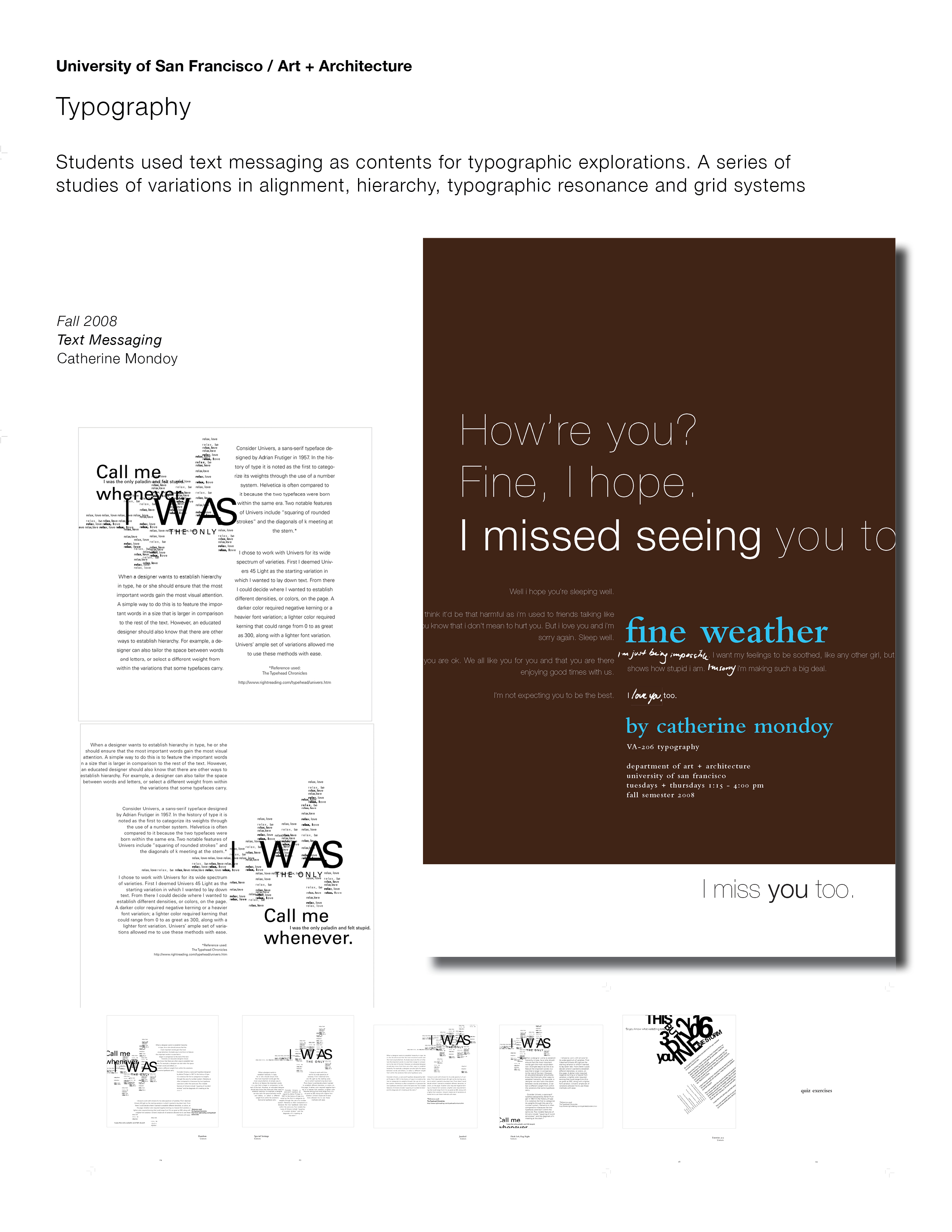 Typography / Text Messaging