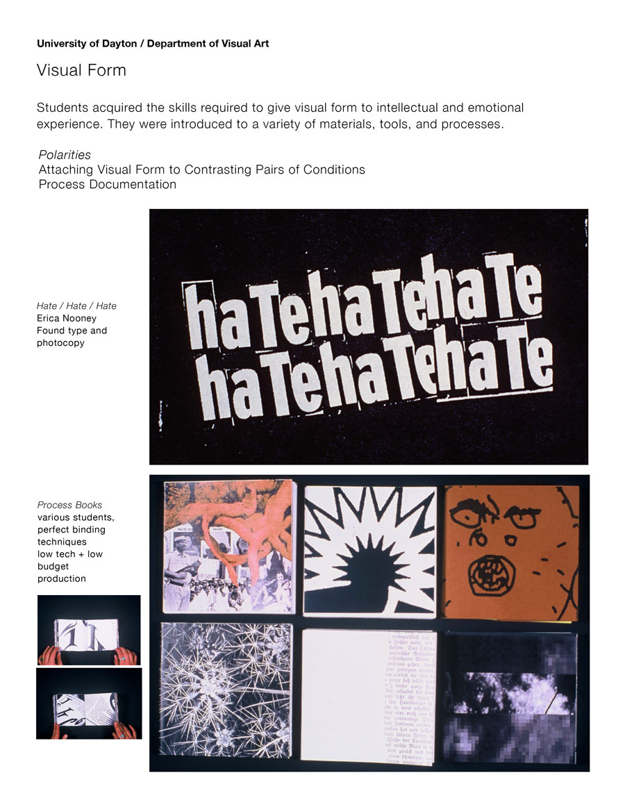 Visual Form  /Form as Language