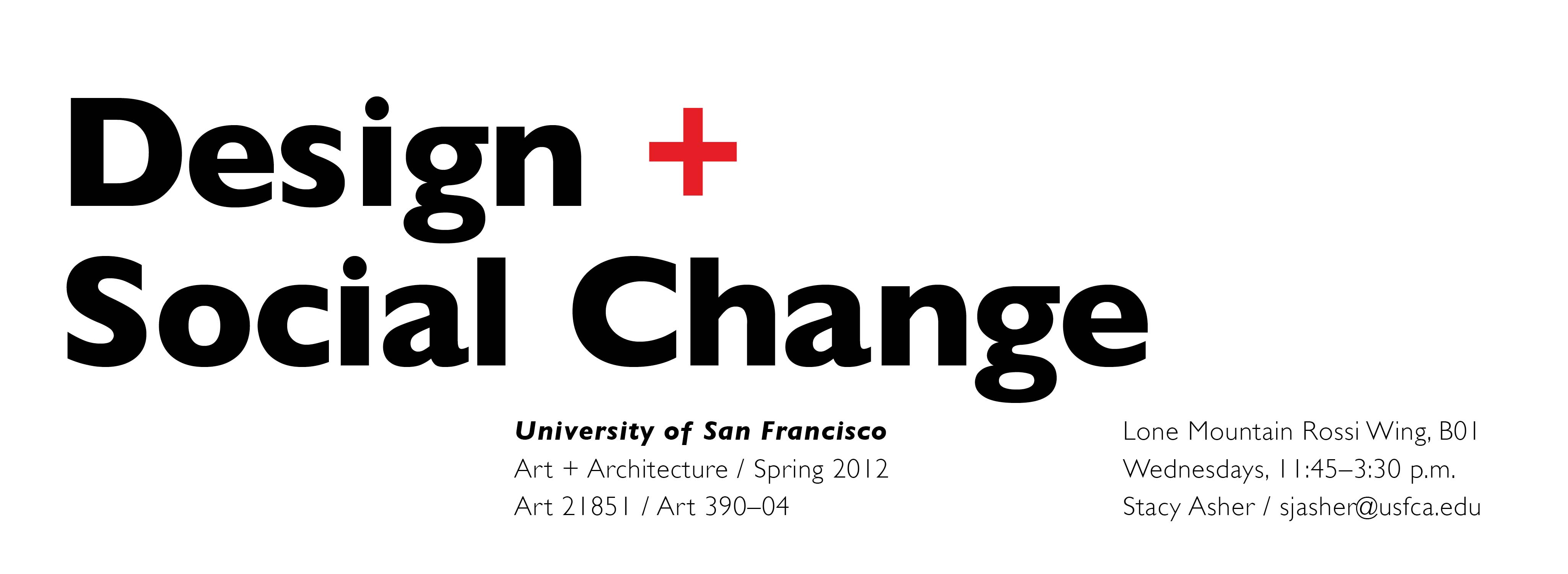 Design + Social Change